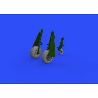 Eduard P-51D wheels oval tread (Eduard)