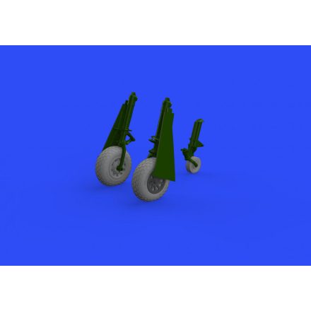Eduard P-51D wheels oval tread (Eduard)