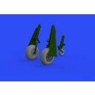 Eduard P-51D wheels block tread (Eduard)