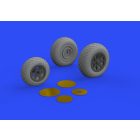 Eduard P-38F/ G wheels (Tamiya)