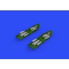 Eduard P-38F/ G superchargers (Tamiya)