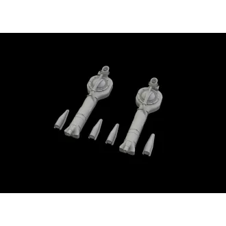   Eduard P-38F/G superchargers for Tamiya műgyanta repülő kiegészítő
