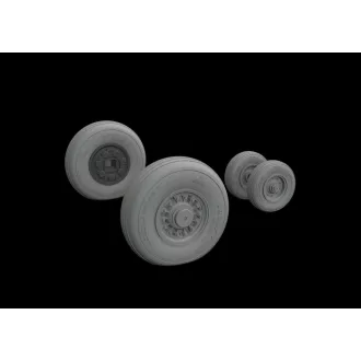 Eduard F-14D wheels for AMK műgyanta repülő kiegészítő