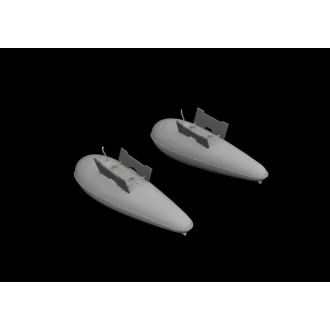   Eduard P-51D 110gal fuel tank for Eduard műgyanta repülő kiegészítő