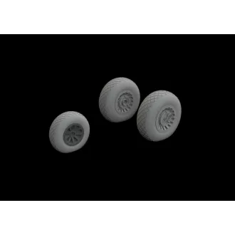   Eduard A-26/B-26 Invader wheels for ICM műgyanta repülő kiegészítő