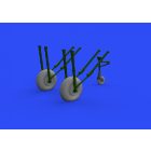 Eduard He 111 early wheels (ICM)