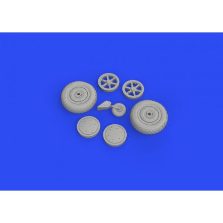 Eduard SBD-5 wheels (Accurate Miniatures, Revell)