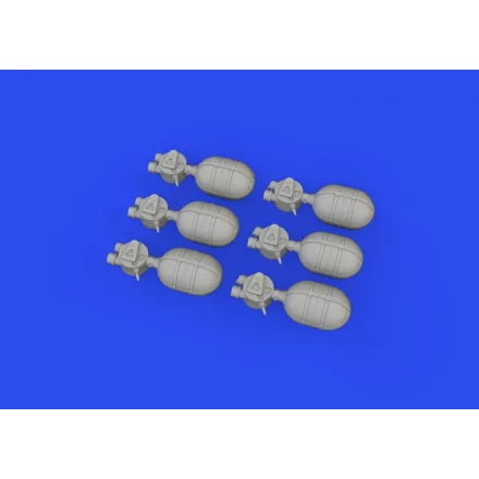 Eduard WWII USAAF oxygen cylinder A-4 PRINT