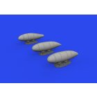 Eduard Bf 109K external fuel tanks (Eduard)