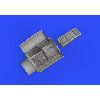   Eduard F-16C wheel bays early PRINT KINETIC műgyanta repülő kiegészítő