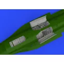 Eduard F-16C wheel bays early PRINT KINETIC műgyanta repülő kiegészítő