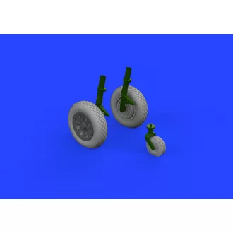   Eduard F4U wheels MAGIC FACTORY műgyanta repülő kiegészítő