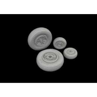 Eduard Gannet wheels AIRFIX műgyanta repülő kiegészítő