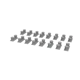   Eduard WWII USN battleship bollards PRINT műgyanta kiegészítő