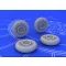 Eduard MiG-15 wheels for Eduard műgyanta repülő kiegészítő