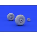 Eduard Lancaster wheels for Airfix műgyanta repülő kiegészítő