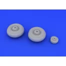 Eduard Lancaster wheels for Airfix műgyanta repülő kiegészítő
