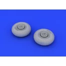 Eduard II-2 wheels for Tamiya műgyanta repülő kiegészítő