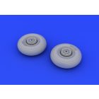 Eduard Il-2 wheels (TAMIYA)