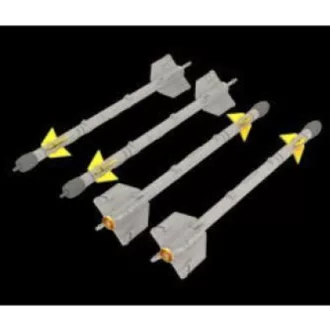 Eduard AIM-9B Sidewinder műgyanta repülő kiegészítő