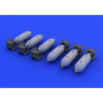 Eduard US 250Ib bombs műgyanta repülő kiegészítő