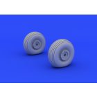 Eduard C-47 wheels (AIRFIX)