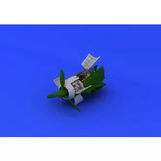   Eduard Fw 190A-8 engine& fuselage guns f.Eduard műgyanta repülő kiegészítő