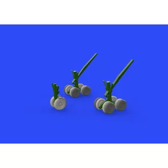   Eduard Victor wheels for Airfix műgyanta repülő kiegészítő