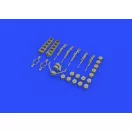 Eduard H8K2 Emily guns for Hasegawa műgyanta repülő kiegészítő