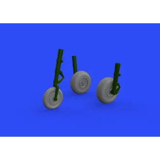   Eduard Me 262 wheels for Airfix műgyanta repülő kiegészítő