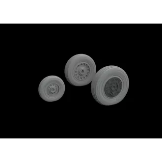   Eduard Buccaneer S.2C wheels for Airfix műgyanta repülő kiegészítő