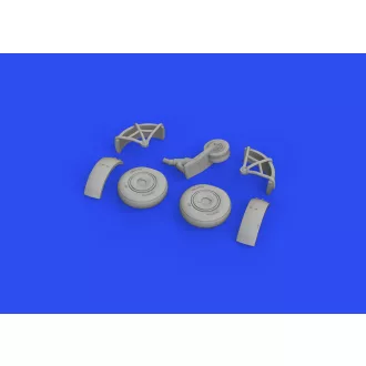   Eduard Z-37A wheels for Eduard műgyanta repülő kiegészítő