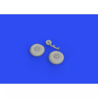   Eduard Beaufort Mk.I wheels for Airfix műgyanta repülő kiegészítő