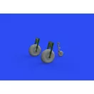 Eduard Beaufort Mk.I wheels for Airfix műgyanta repülő kiegészítő