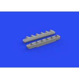   Eduard P-51B/ C exhausts stacks w/ fairing PRINT (Arma Hobby)