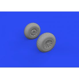 Eduard P-51B/ C wheels diamond tread (Arma Hobby)