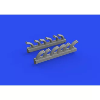   Eduard Fw 190D exhaust stacks PRINT műgyanta repülő kiegészítő
