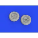 Eduard Fw 190D wheels műgyanta repülő kiegészítő