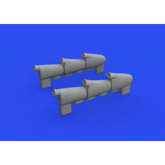   Eduard Hurricane Mk.I exhaust stacks for ARMA HOBBY műgyanta repülő kiegészítő