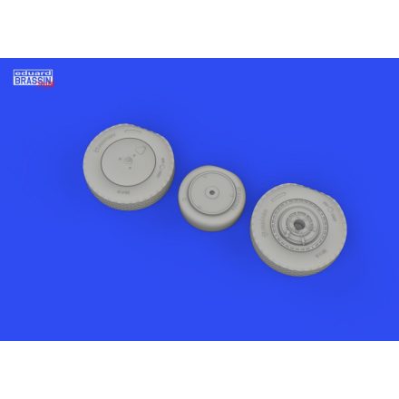 Eduard P-39Q wheels w/ rims PRINT (Arma Hobby)