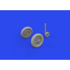 Eduard Bf 109F wheels PRINT (Eduard)