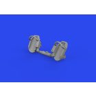 Eduard Bf 109E rudder pedals early PRINT