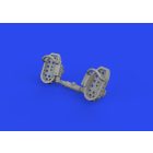 Eduard Bf 109E rudder pedals late PRINT