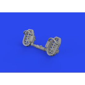 Eduard Bf 109E rudder pedals late PRINT