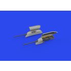 Eduard Bf 109F/ G/K gun pods PRINT (Eduard)