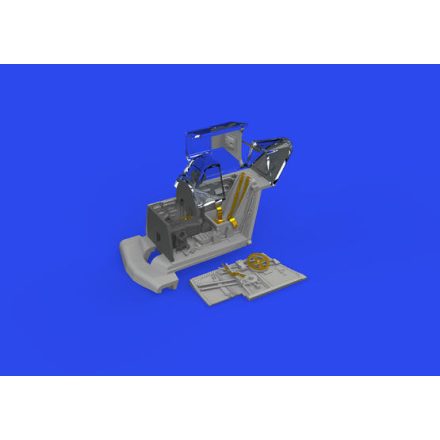 Eduard Bf 109F cockpit w/ early seat PRINT (Eduard)
