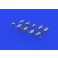 Eduard Bf 109 balance weights PRINT (Eduard)