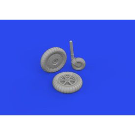 Eduard Bf 109G-2/ G-4 wheels for bulged wings PRINT (Eduard)
