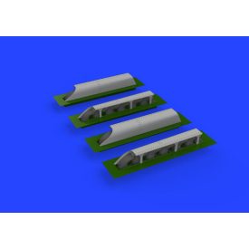 Eduard Me 410 exhaust stacks PRINT (Airfix)