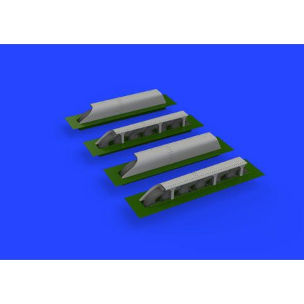 Eduard Me 410 exhaust stacks PRINT (Airfix)